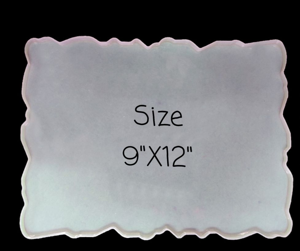 Agate Tray Mould Rectangle 9" x 12"