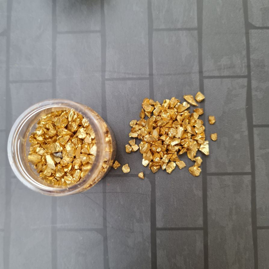 Glass Granules Big- Golden