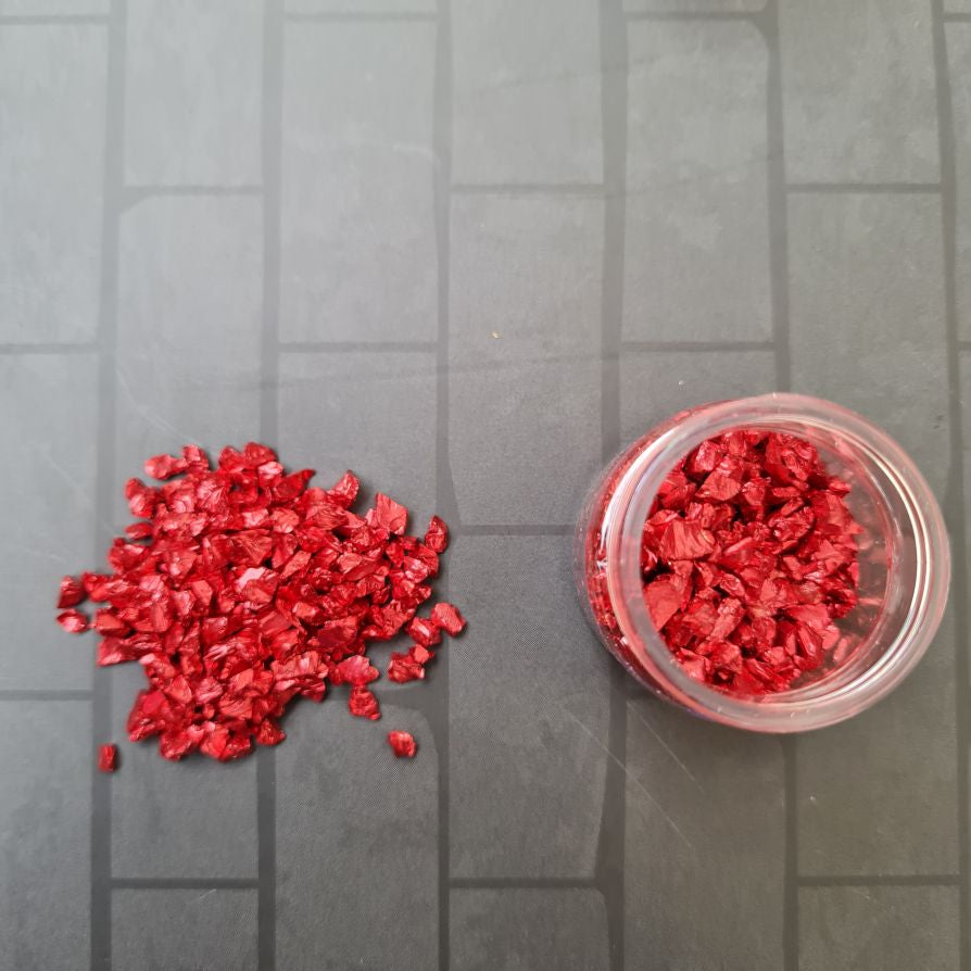 Glass Granules Big- Red