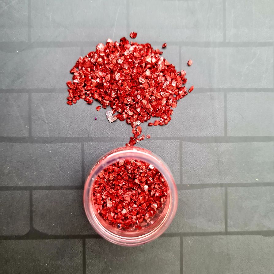 Glass Granules Small- Red