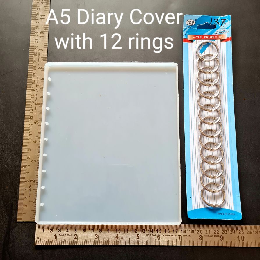 A5 Diary Mould with 12 Rings