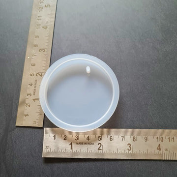 Round  Mould with hole Pendant & Photo Keychian Mould