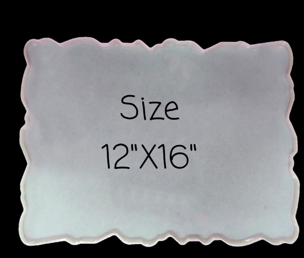 Agate Tray Mould Rectangle 12" x 16"