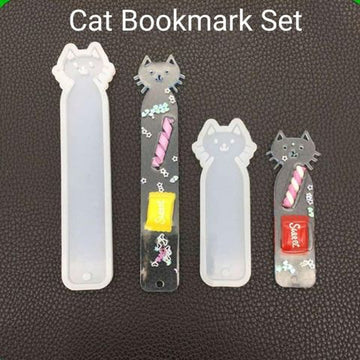 CAT Bookmark set  Mould