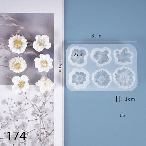 6 in 1 3d Flower Mould