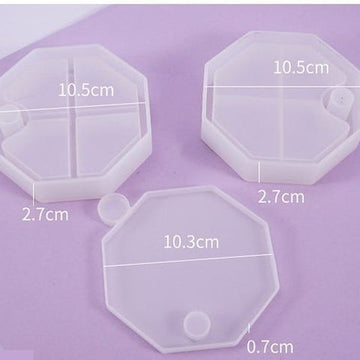 Octagon Multi Layer Storage Box with Fitting