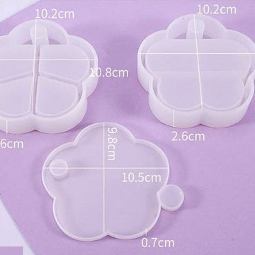 Flower Multi Layer Storage Box with Fitting
