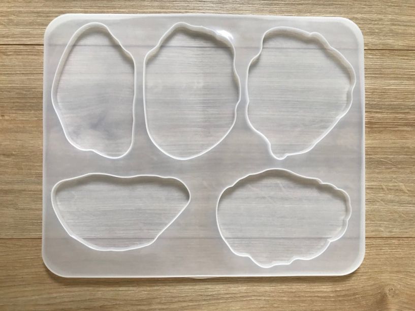 Agate coaster mould  5 in 1