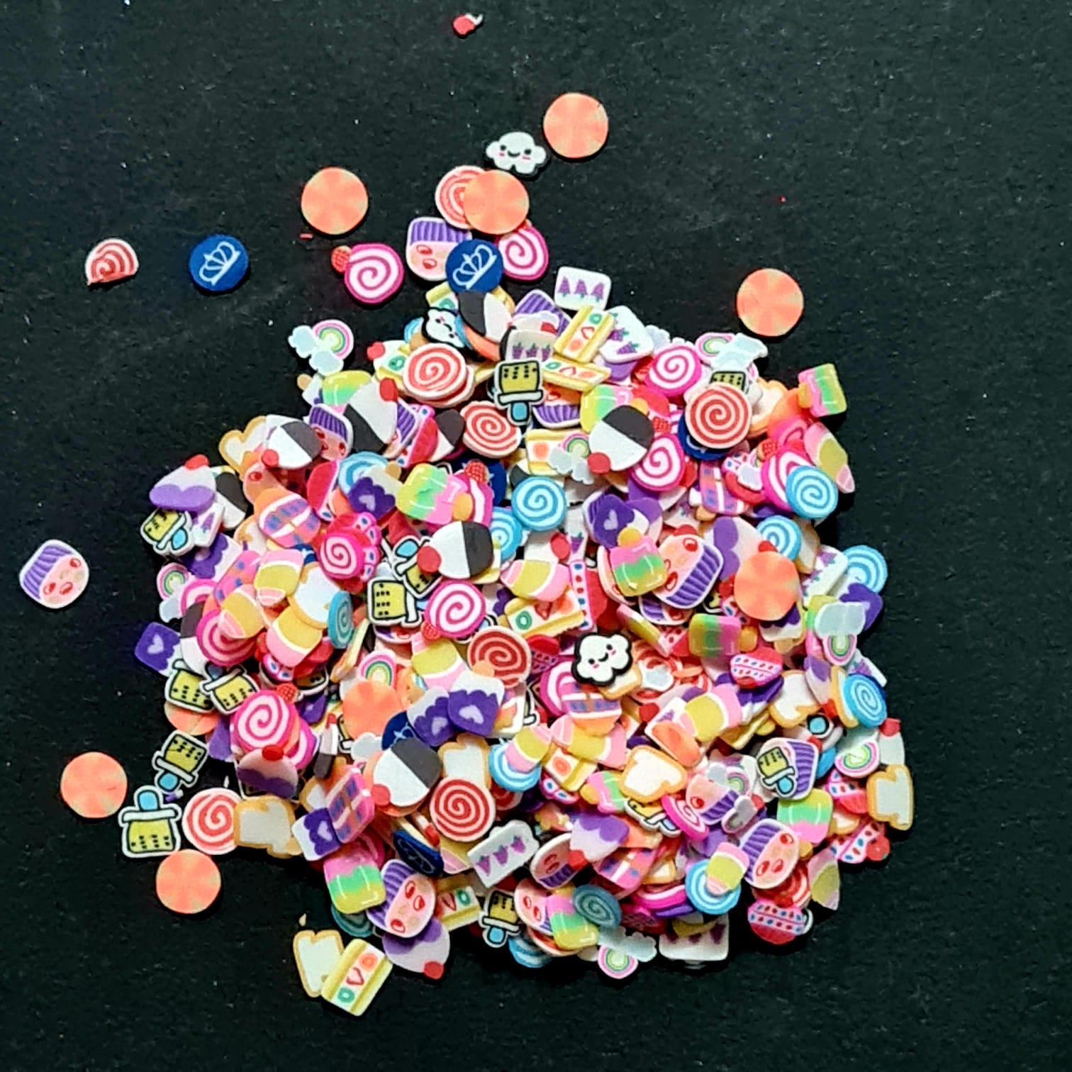 Polymer Shaker Fillers- Hearts2