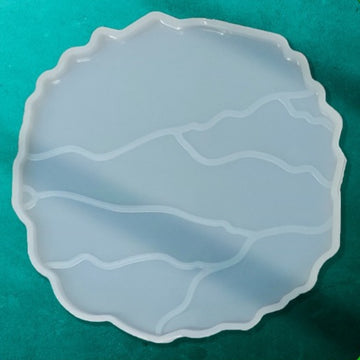 Agate coaster mould thunder lightening