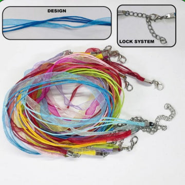 ORGANZA NECKLACE ROPE WITH HOOK