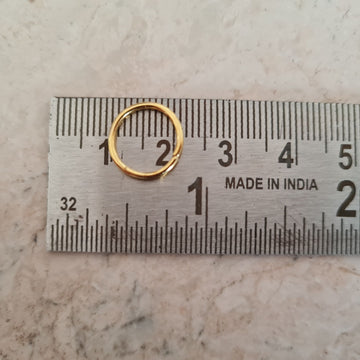 12mm Jump rings golden