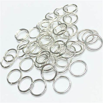 12mm Jump rings silver