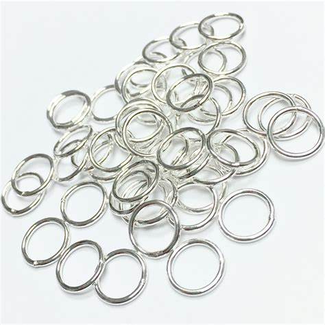 12mm Jump rings silver