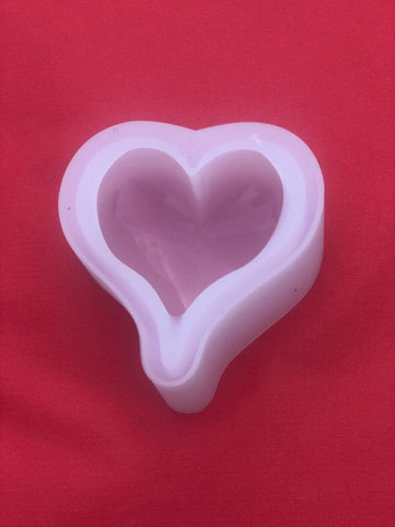 2 in 1 Designer Matte Heart Tea Light small