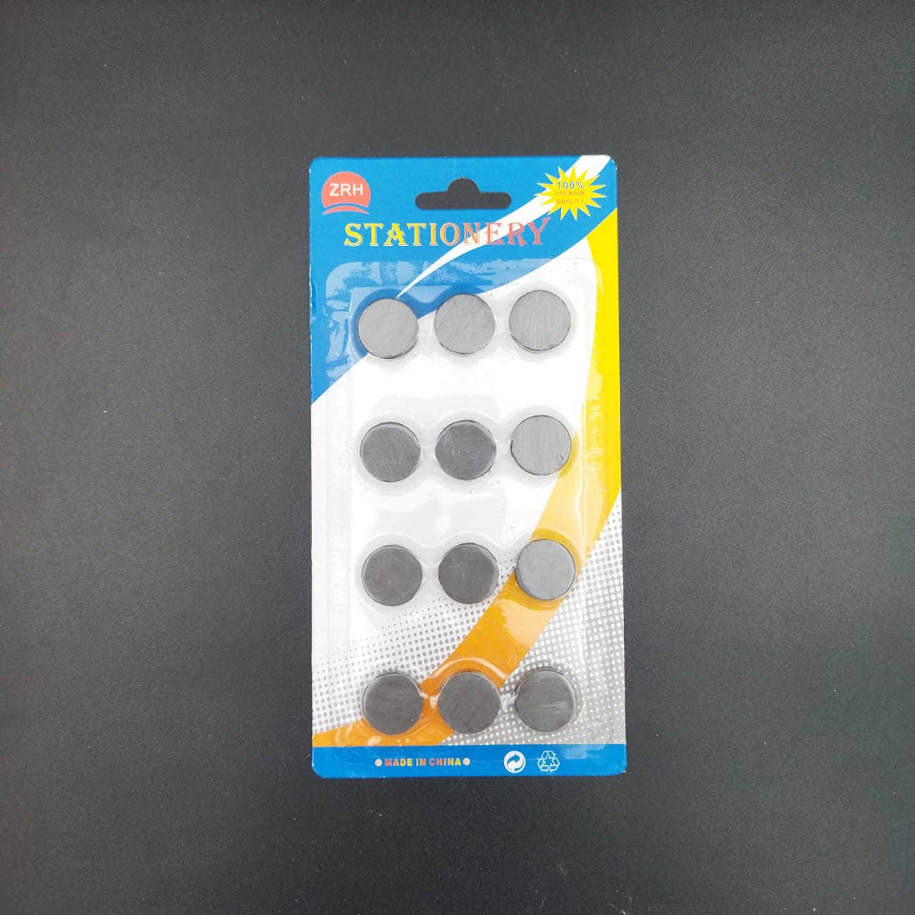 24mm Round Disc Magnets. Set of 10