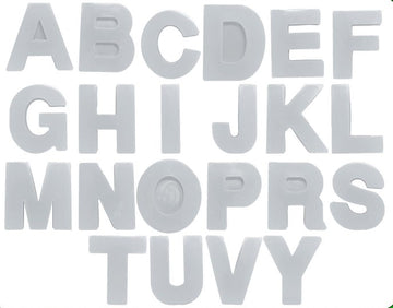 4 Inch Monogram Single  Alphabet
