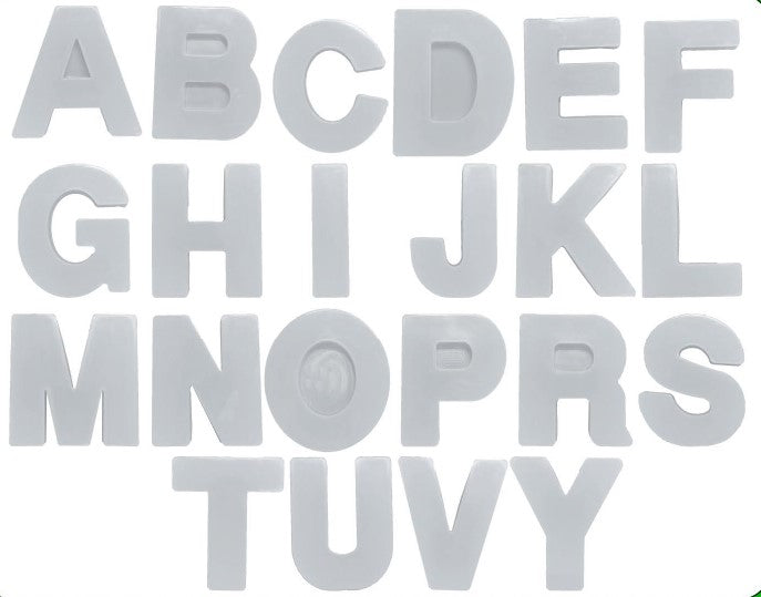 4 Inch Monogram Single  Alphabet