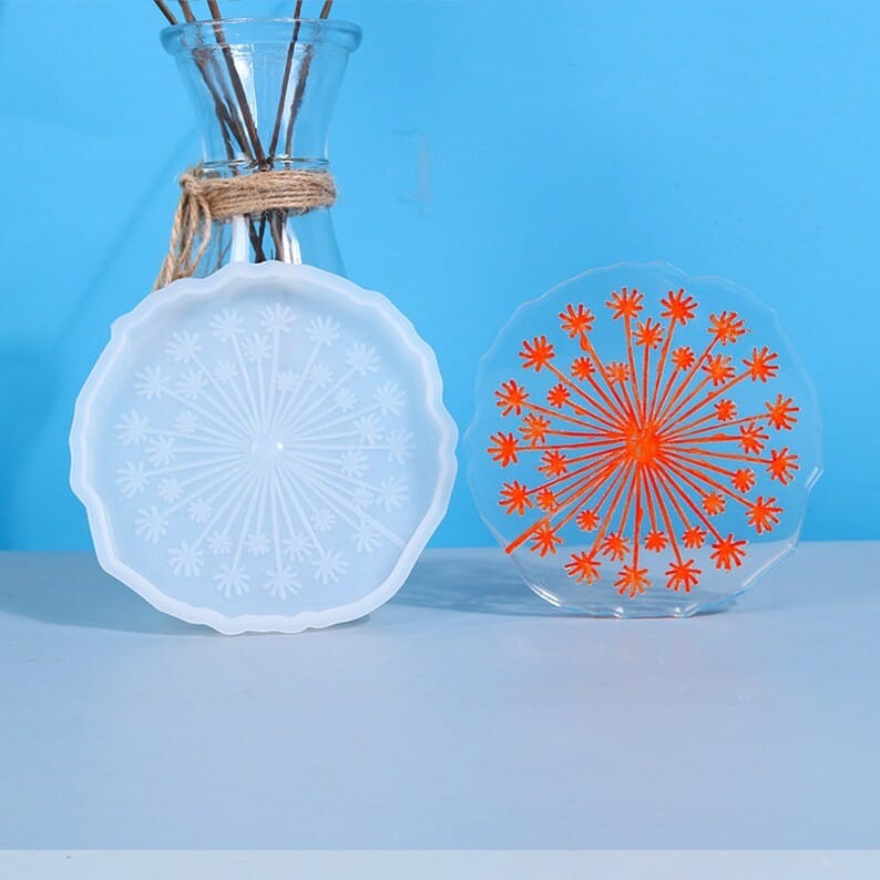 Dandelion coaster mould