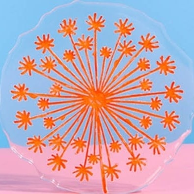 Dandelion coaster mould