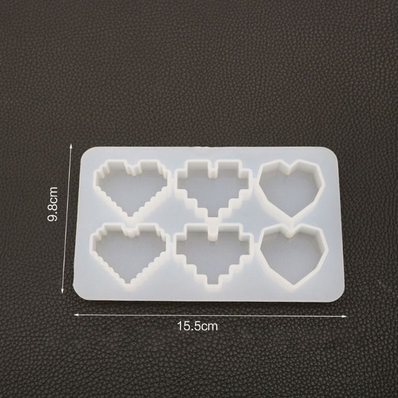 6 in 1 hearts Mould.