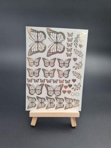Metal stickers Butterflies Mania Sheet