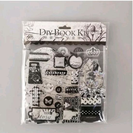 DIY Book Kit Monochrome Heart