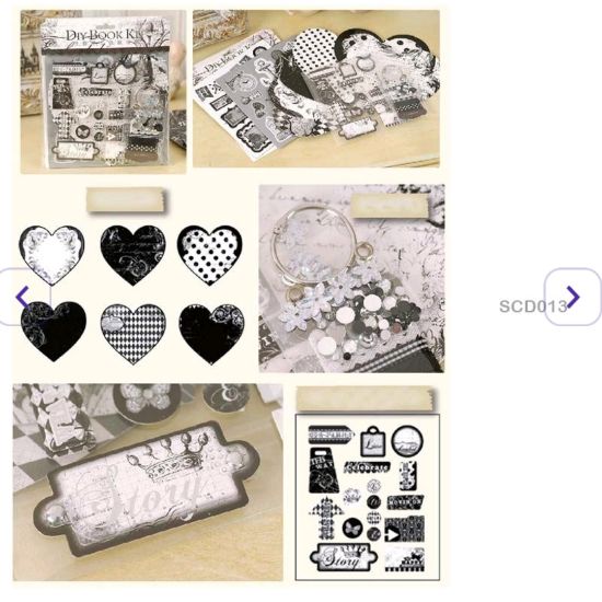 DIY Book Kit Monochrome Heart