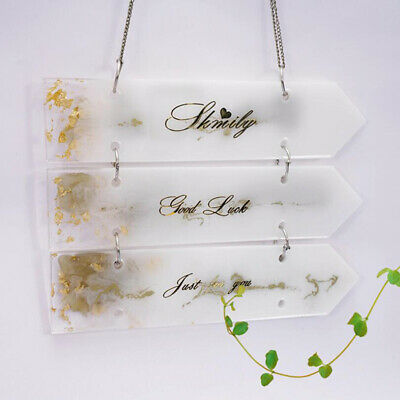 2 Pc NAME PLATE MOULD