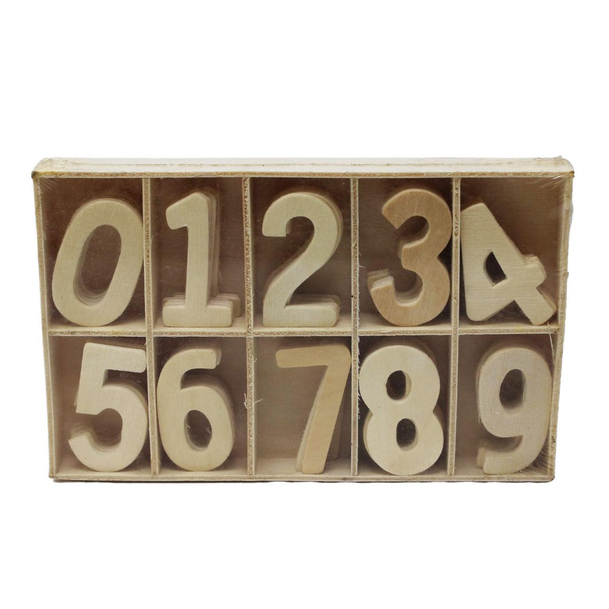 Wooden Numbers