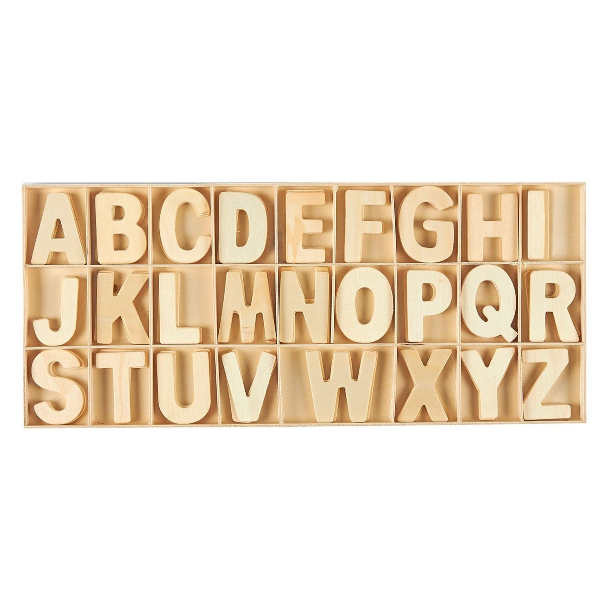 Wooden Alphabets Large