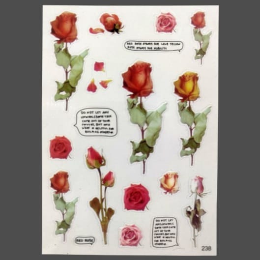 Floral Stickers  - H