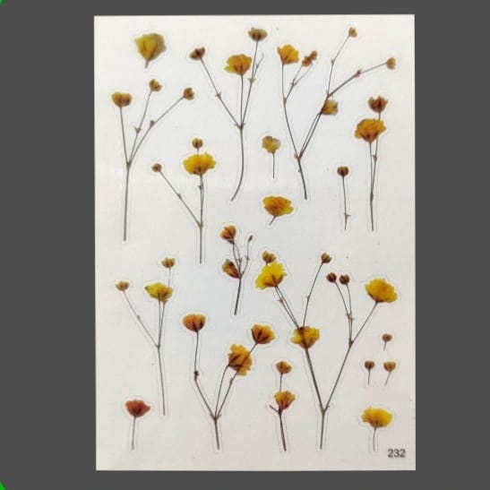 Floral Stickers  - J