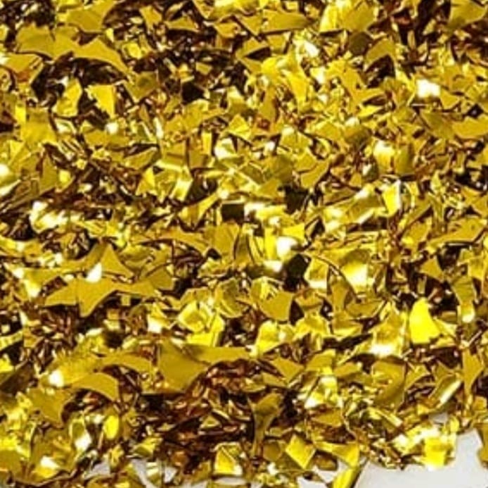 Glittering Gold Flakes