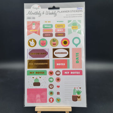 Monthly & Weekly Planner- Big Notes