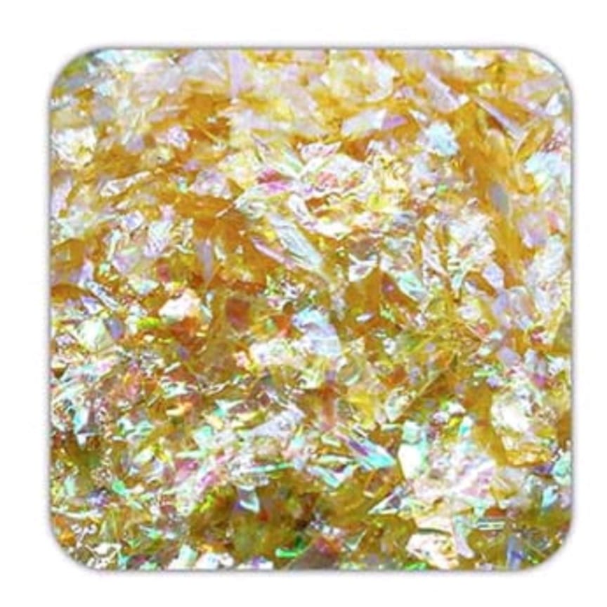 Opal Flakes- Dark Yellow