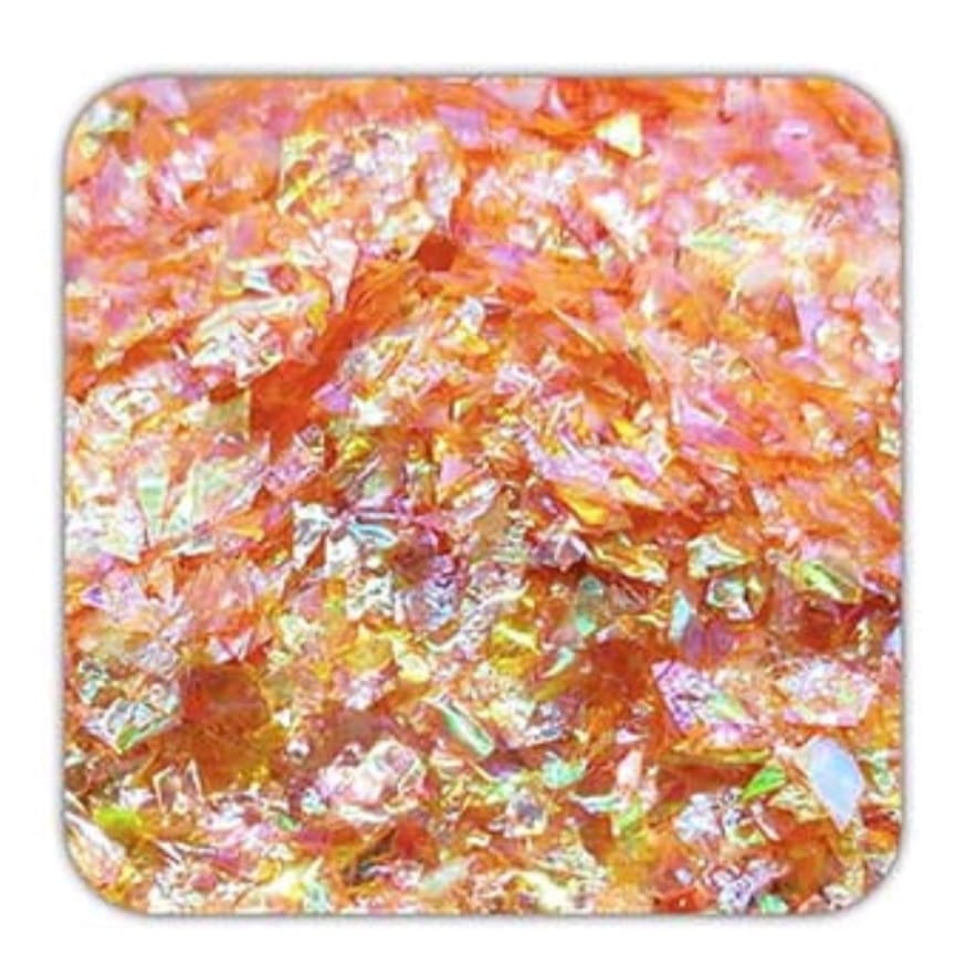 Opal Flakes- Orange