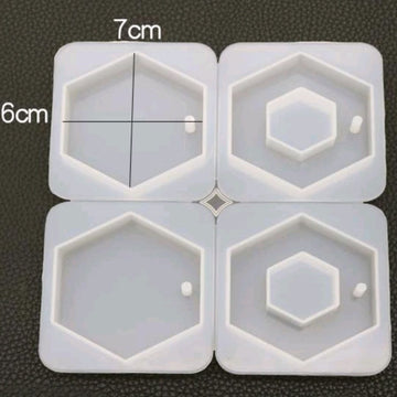 4 in 1 Keychain Mould Hexa hexa