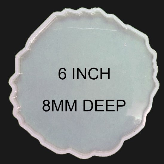 Agate Coaster Mould Round 6"