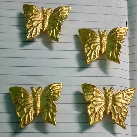 Brass Tray Handle  Butterfly Set of 2
