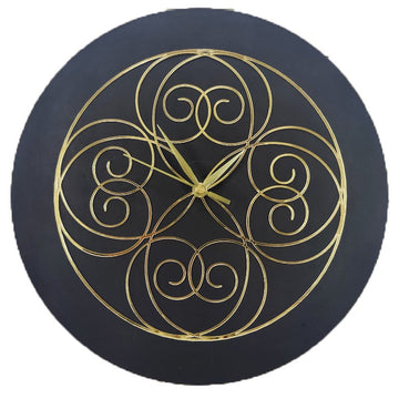 Golden Acrylic Ring-17 for Clock- With 12" MDF Clock Base