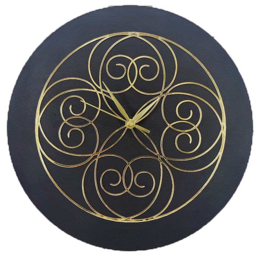 Golden Acrylic Ring-17 for Clock- With 12" MDF Clock Base