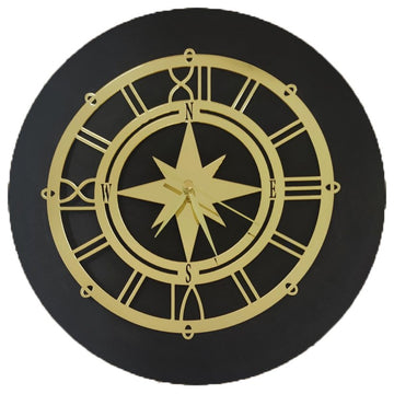 Golden Acrylic Ring-21 for Clock- With 12" MDF Clock Base