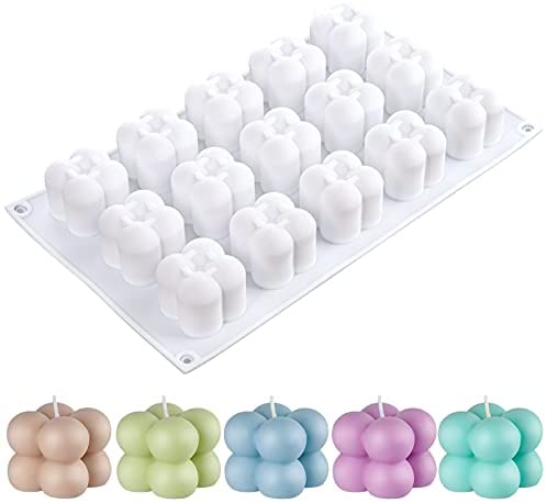 Bubble Candle Mould 2x2