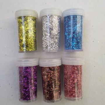 Tinsel Glitters Set of 6
