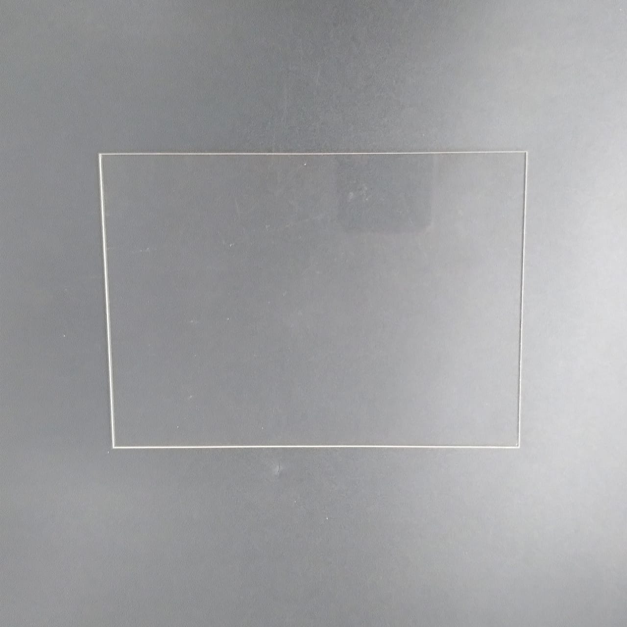 Transparent Acrylic Rectangle Frame Base 7x5