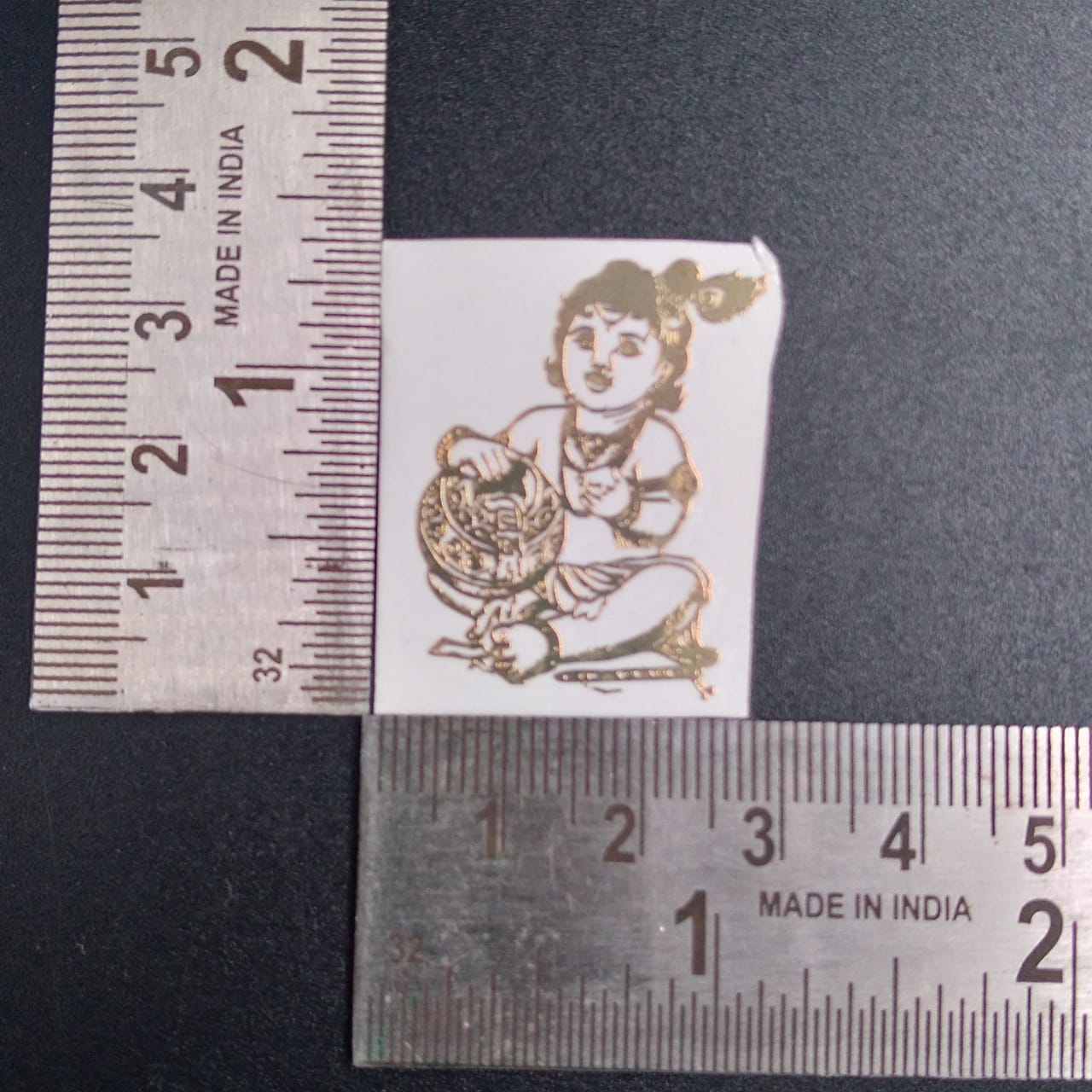 Metal sticker Krishna 1