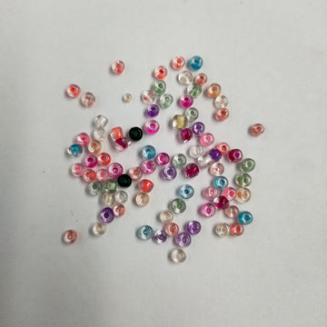 Multicolour Transparent Beads for Rakhi