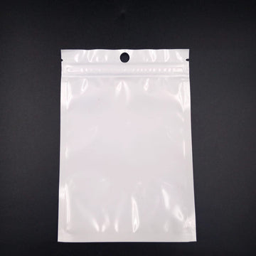 White Ziplock Pouch - 10.5 x 15
