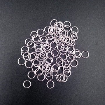 6 mm Jump rings Silver